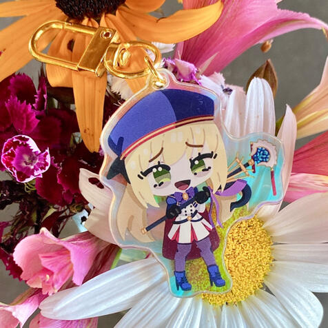 Rainbow Acrylic Charm - Castoria